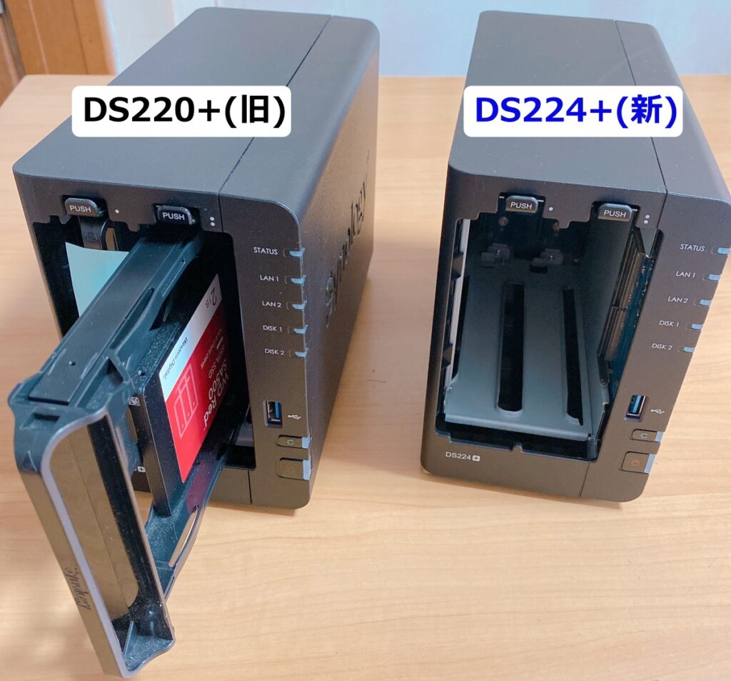 Synology NAS移行 写真